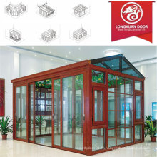 Salle de soleil personnalisée Factoy avec cadre et verre en aluminium de qualité, jardin d&#39;hiver de mode
